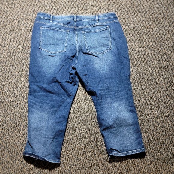 EUC Lane Bryant Hi-Rise Essential Stretch Straight Crop Size 24 - Picture 13 of 16